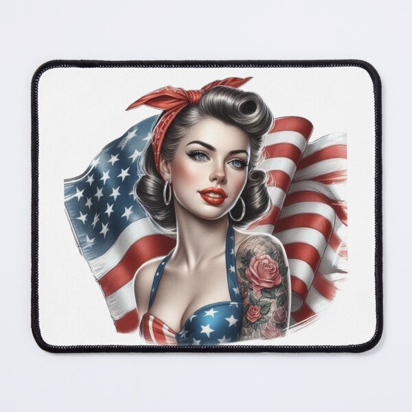 Item preview, "Retro Glamour: Charm and Audacity of Pin-Ups” designed and sold by CHRIST5000.