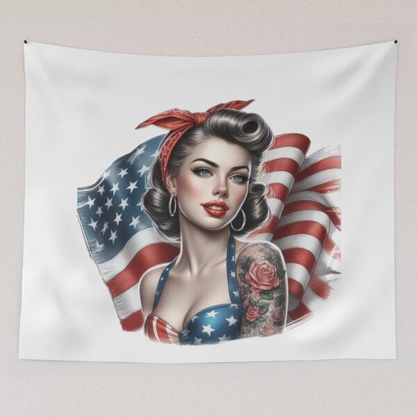 Item preview, "Retro Glamour: Charm and Audacity of Pin-Ups” designed and sold by CHRIST5000.