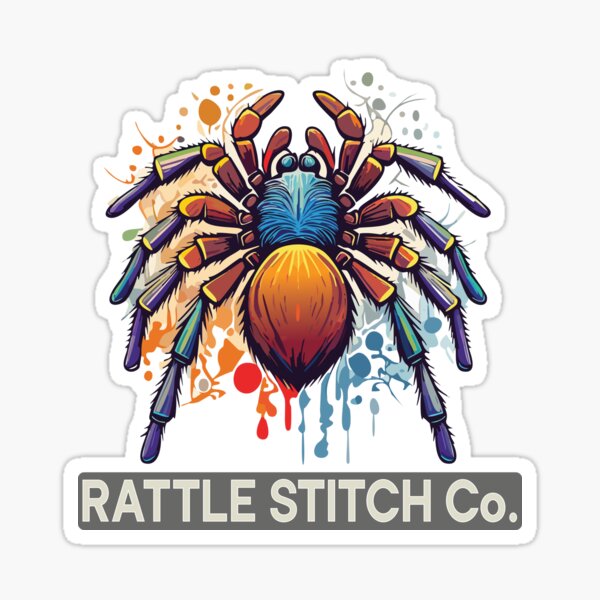 Item preview, Vibrant Tarantula Western Art - Rattle Stitch Co. designed and sold by TrendStitch Co..