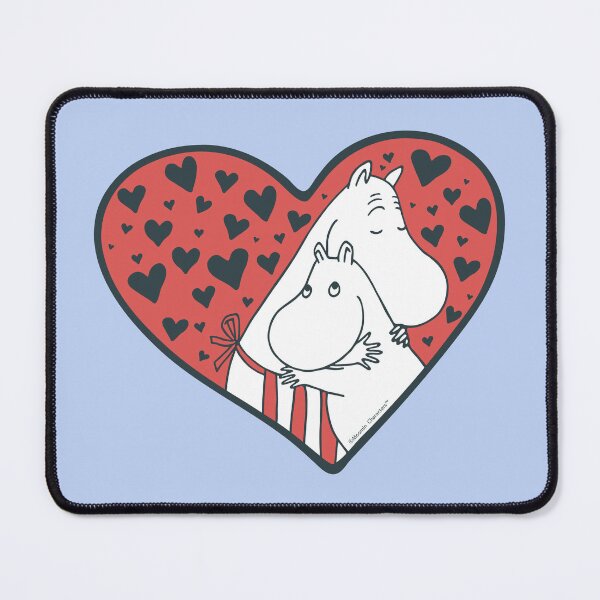 Item preview, Moomin Moominmamma & Moomintroll Love Heart designed and sold by MoominStore.