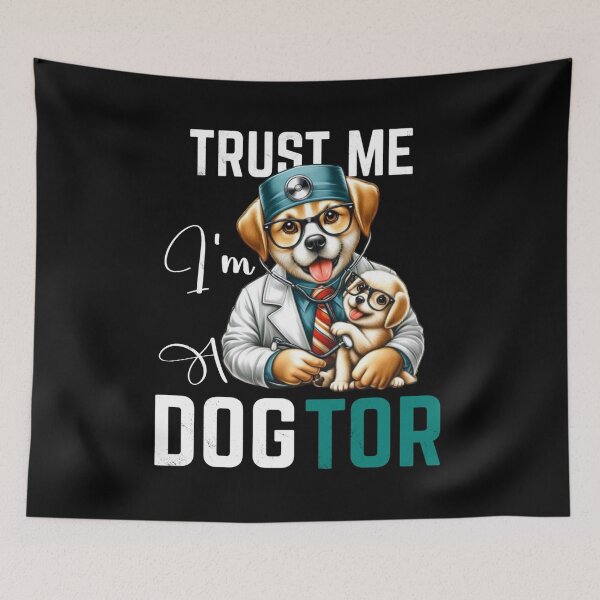 Item preview, Trust Me I'm A Dogtor Funny Veterinary Medicine Vet Gift designed and sold by Creat-Des.