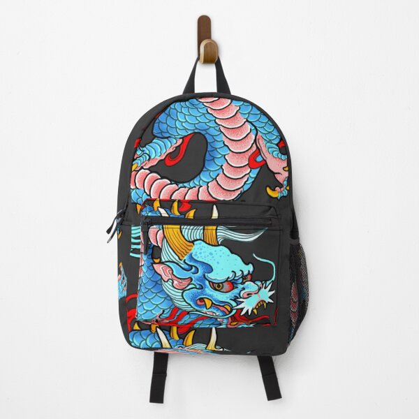 Item preview, chinese dragon traditional asian tattoo style designed and sold by indigoferasoul.