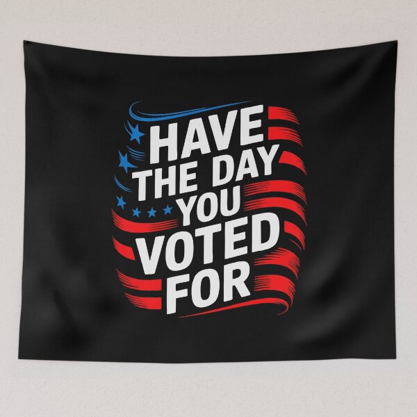 Item preview, Political Sarcasm American Flag Voter Statement Shirt Trump designed and sold by w1ckerman.