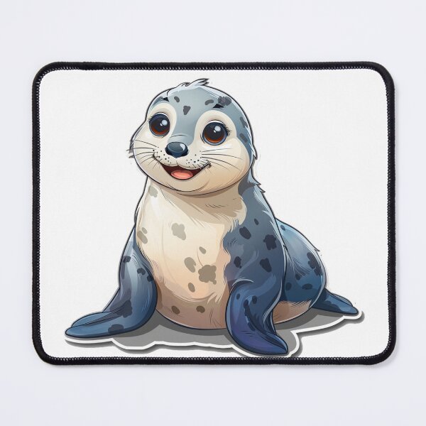 Item preview, Cute cartoon seals designed and sold by Stickermagician.