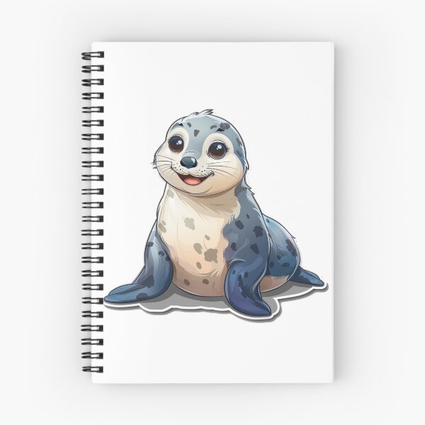 Item preview, Cute cartoon seals designed and sold by Stickermagician.