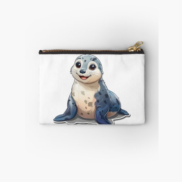 Item preview, Cute cartoon seals designed and sold by Stickermagician.