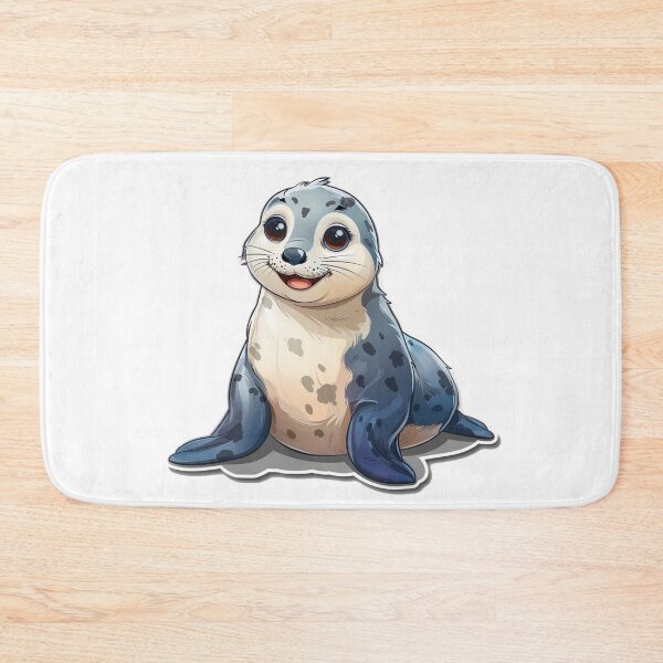 Item preview, Cute cartoon seals designed and sold by Stickermagician.