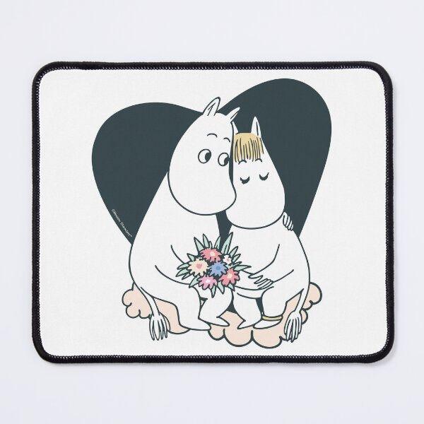 Item preview, Moomin Love Moomintroll & Snorkmaiden Together Heart designed and sold by MoominStore.