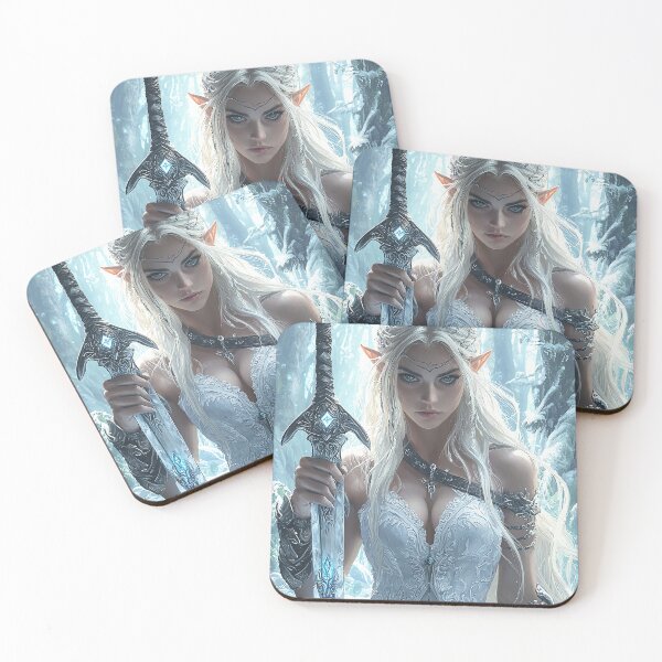 Item preview, Winter Elven Warrior Queen designed and sold by Inimitable Images.