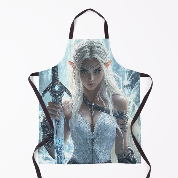 Item preview, Winter Elven Warrior Queen designed and sold by Inimitable Images.