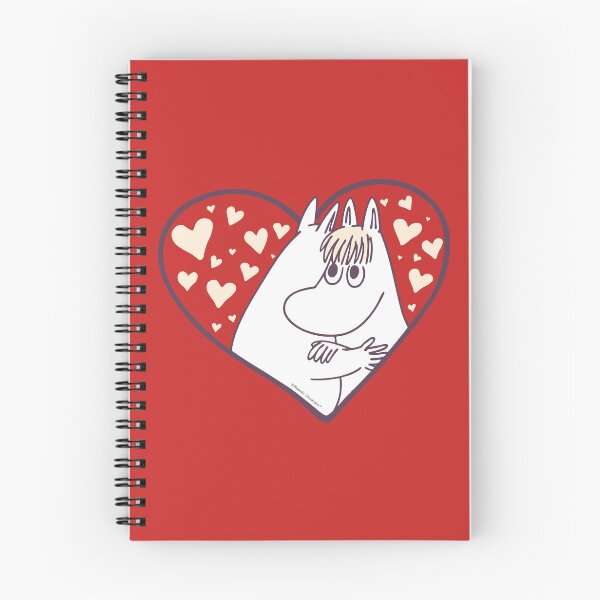 Item preview, Moomin Love Heart Moomintroll & Snorkmaiden designed and sold by MoominStore.