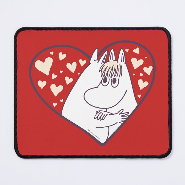 Item preview, Moomin Love Heart Moomintroll & Snorkmaiden designed and sold by MoominStore.