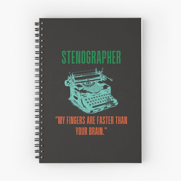Item preview, Stenographer my fingers are faster than your brain designed and sold by fitzyBuy.