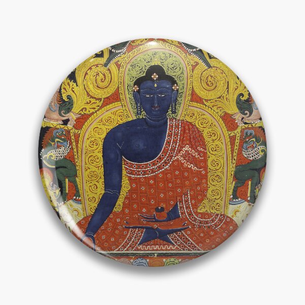Item preview, Mandala 235 Medicine Buddha Gold 1400s designed and sold by GuyBlank.