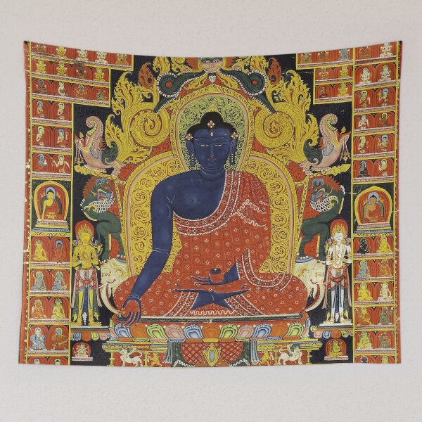 Item preview, Mandala 235 Medicine Buddha Gold 1400s designed and sold by GuyBlank.