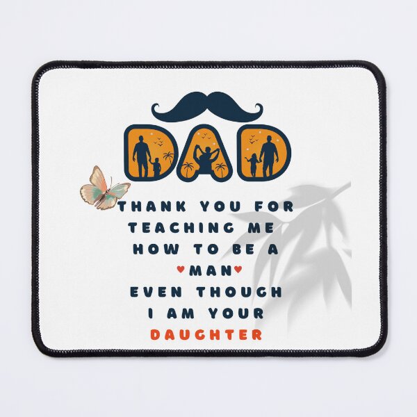 Item preview, Dad, Thank You for Teaching Me Strength – Daughter’s Tribute designed and sold by GoldPerl.