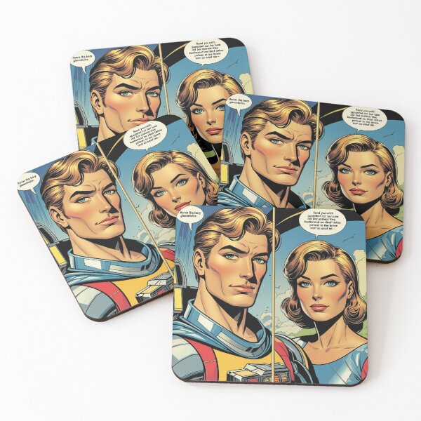 Item preview, Golden Age Galactic Duo designed and sold by Abeshinobi.