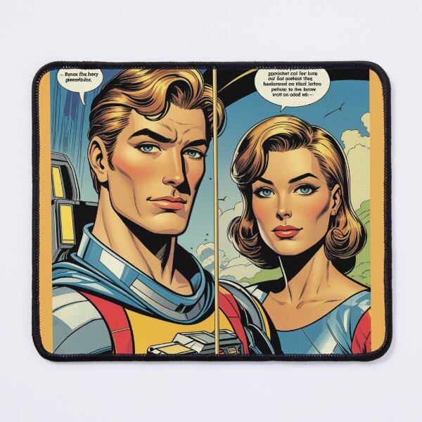 Item preview, Golden Age Galactic Duo designed and sold by Abeshinobi.