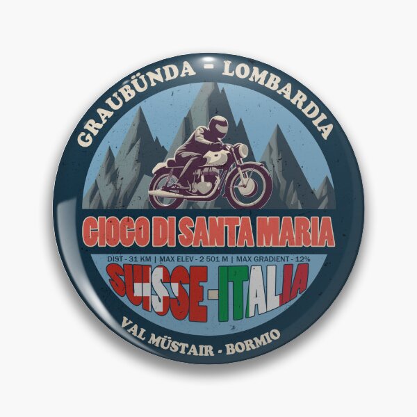 Item preview, Giogo di Santa Maria Vintage Badge, Suisse Italia designed and sold by Wanderful-roads.