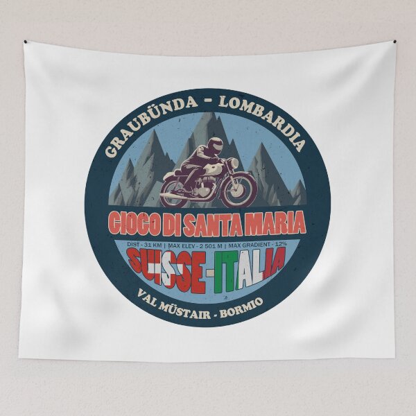 Item preview, Giogo di Santa Maria Vintage Badge, Suisse Italia designed and sold by Wanderful-roads.