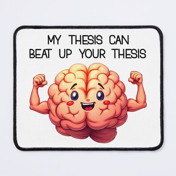 Item preview, Strong Brain Science Funny Thesis Academic Humor Gift designed and sold by PEC-Studio.