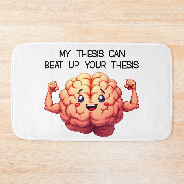 Item preview, Strong Brain Science Funny Thesis Academic Humor Gift designed and sold by PEC-Studio.