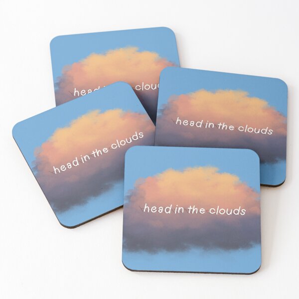 Item preview, head in the clouds designed and sold by The Blue&Purple Cat.