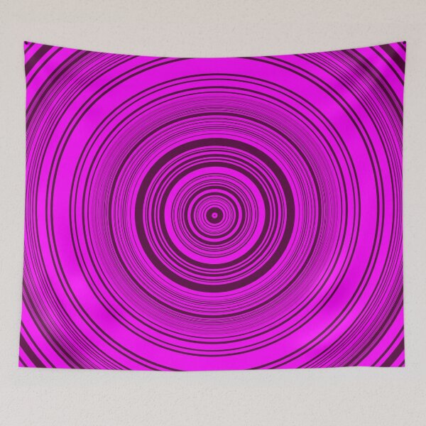 Item preview, Concentric Circles in Vibrant Shades of Purple designed and sold by KaSaPo.