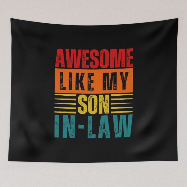 Item preview, Awesome Like My Son In Law Father's Day Retro Gift  designed and sold by DemureArtsy.