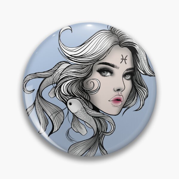 Item preview, Marina the Pisces V2- Light Steel Blue designed and sold by MaryAura.