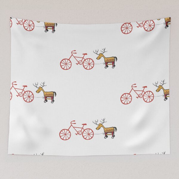 Item preview, Christmas in July, Cycling, Bicycle, Reindeer Fun, Christmas Fun designed and sold by treasures83.