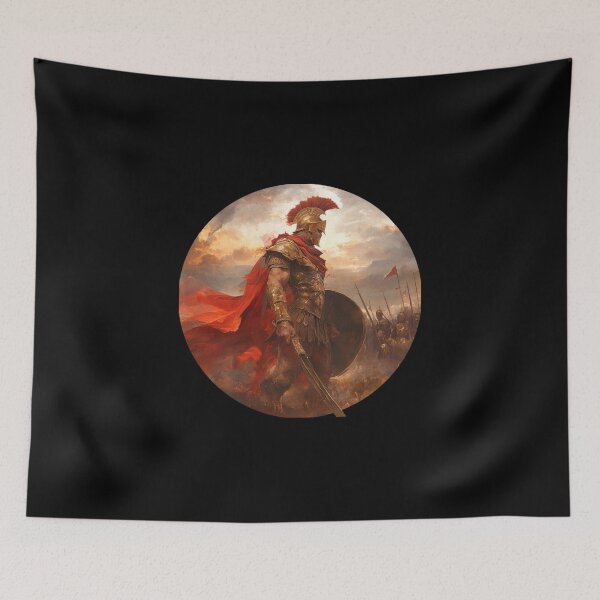 Item preview, Ancient greek warrior spartan designed and sold by SMARTKIT  DESIGNAGENCY.