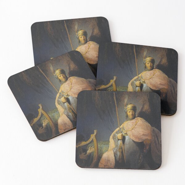 Item preview, Rembrandt Harmensz van Rijn, David plays the harp before Saul designed and sold by Mauswohn.