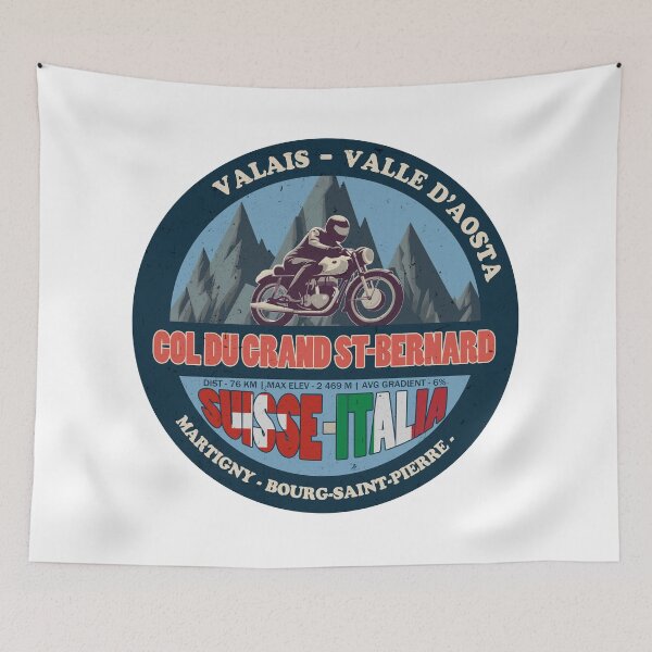 Item preview, Col du Grand St-Bernard Vintage Badge, Suisse Italia designed and sold by Wanderful-roads.