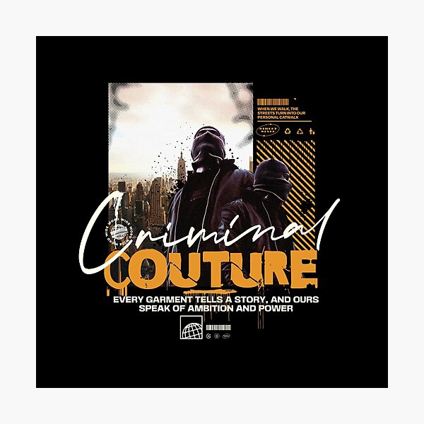 Item preview, Criminal Couture designed and sold by Not Hugo.