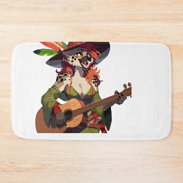Item preview, Phoenix-feather Gnoll Bard 2025 designed and sold by KlakkDrawsStuff.