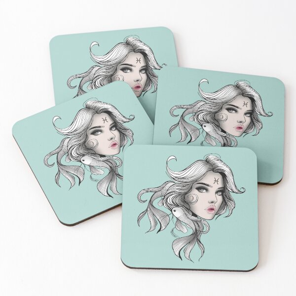 Item preview, Marina the Pisces V2- Soft Aqua designed and sold by MaryAura.