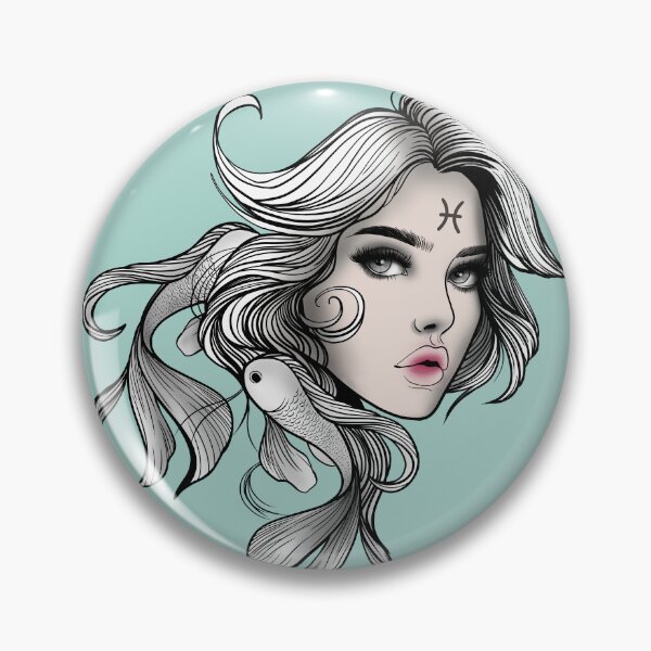 Item preview, Marina the Pisces V2- Soft Aqua designed and sold by MaryAura.