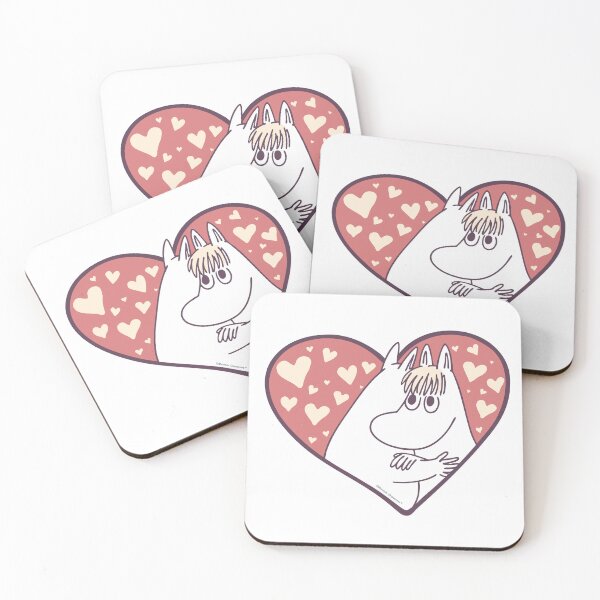 Artikelvorschau, Mumin Mumintroll & Snorkmaiden Liebesherz entworfen und verkauft von MoominStore.