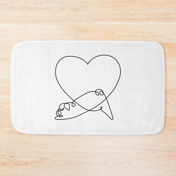 Item preview, One Line Pug love Yoga designed and sold by Huebucket.