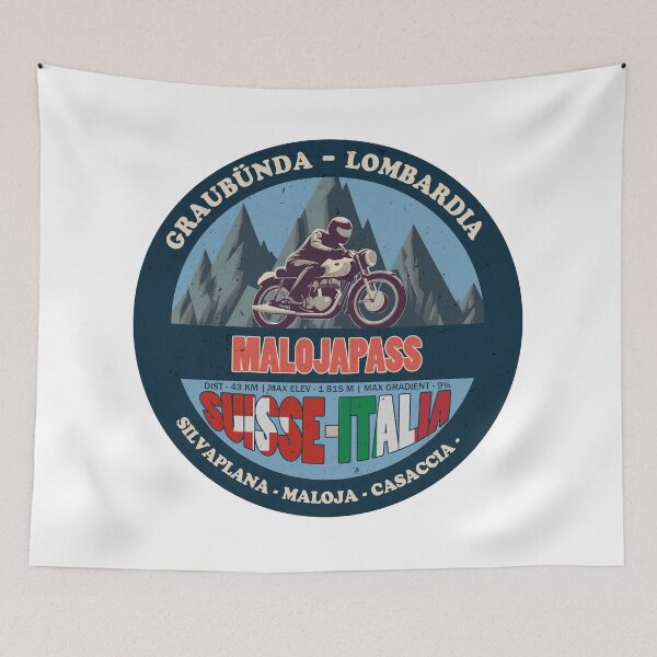Item preview, Malojapass Vintage Badge, Suisse Italia designed and sold by Wanderful-roads.
