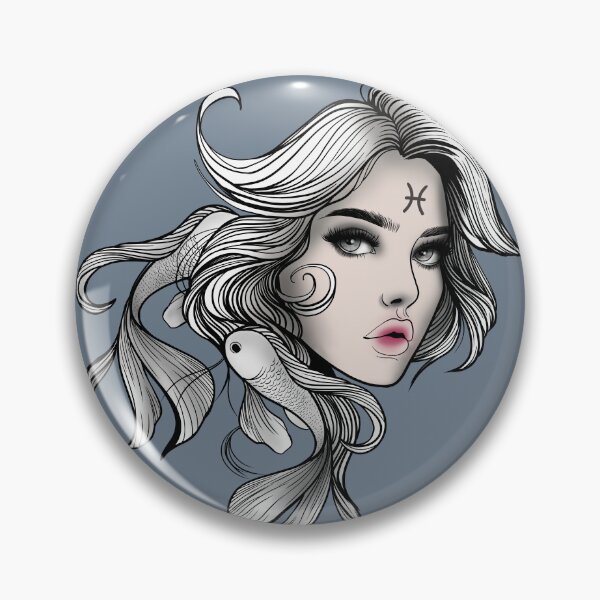 Item preview, Marina the Pisces V2- Slate Gray designed and sold by MaryAura.