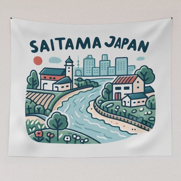 Item preview, Saitama Japan designed and sold by PaintMeWorld.