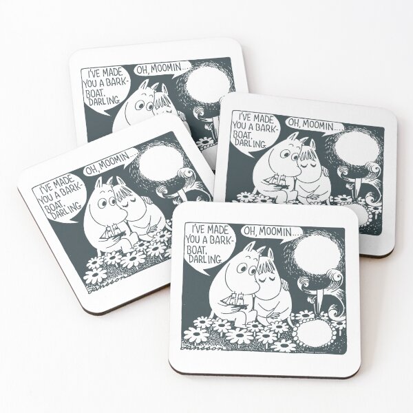Artikelvorschau, Mumin Love Moomintroll & Snorkmaiden Bark Boat entworfen und verkauft von MoominStore.