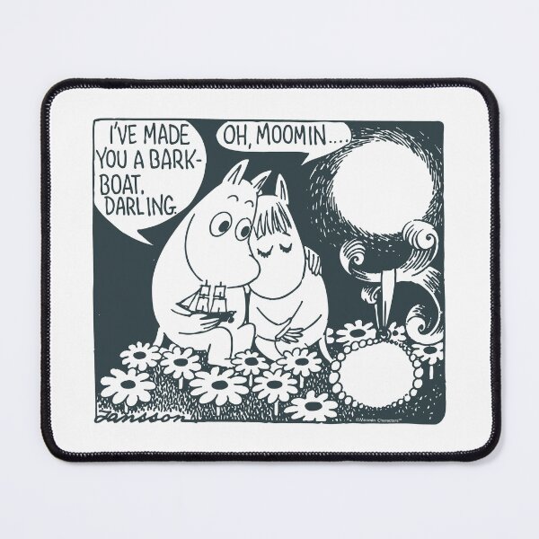 Item preview, Moomin Love Moomintroll & Snorkmaiden Bark Boat designed and sold by MoominStore.