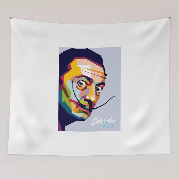 Item preview, Salvador Dali WPAP pop art portrait designed and sold by Ekira Pop Pixel.