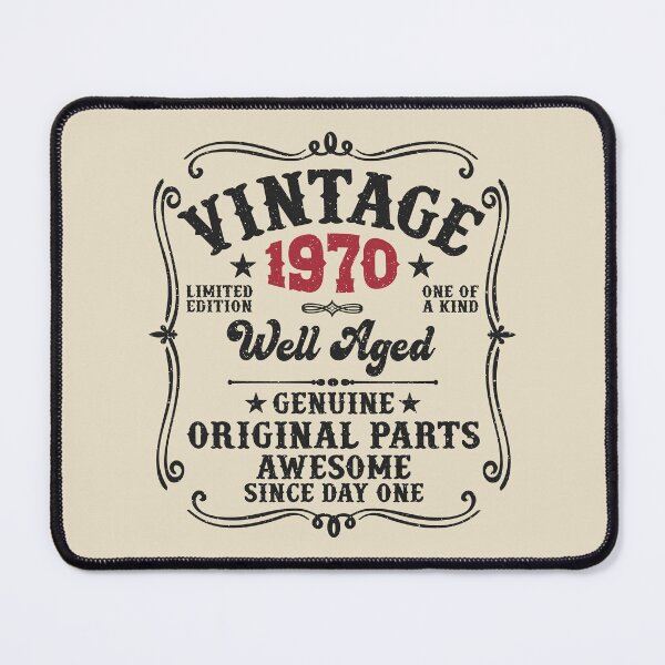 Item preview, 55th Birthday Vintage 1970 Well Aged 55 Awesome Years designed and sold by eclecTEEq.