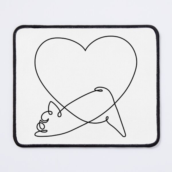 Artikelvorschau, One Line Frenchie liebt Yoga entworfen und verkauft von Huebucket.