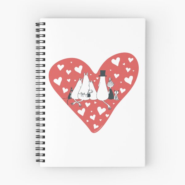 Item preview, Moomin Family Love Hearts designed and sold by MoominStore.