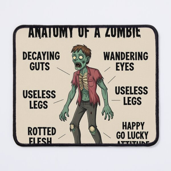 Item preview, Anatomy of a Zombie designed and sold by Vintage Designs +.